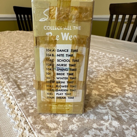 Vintage 1966 Mini Doll ‘Pee Wee’ Pocket Size with original box, removable hat - Picture 12 of 16